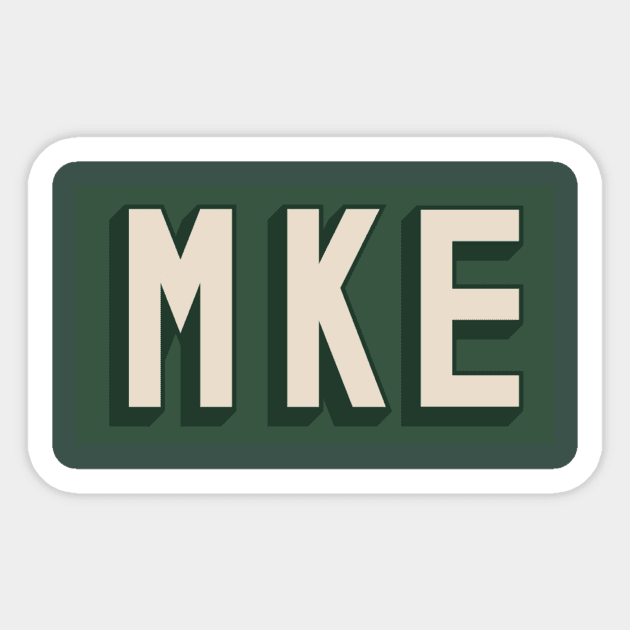 Milwaukee, My Home Sticker by Christo Malabi